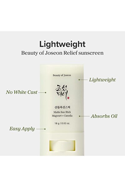 Beauty of Joseon عصا الشمس غير اللامعة مع الشيح والكاميليا