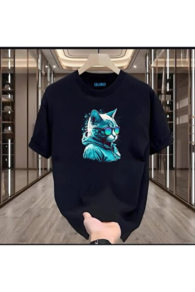 qubo sportswear & company qubo Unisex Oversize εμπριμέ βαμβακερό λαιμόκοψη κο...