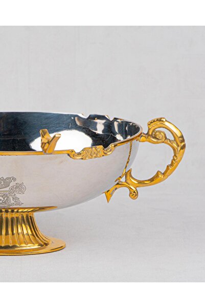 LAMEDORE Kuş Figürlü Kulp Detaylı Modern Dekoratif Kase