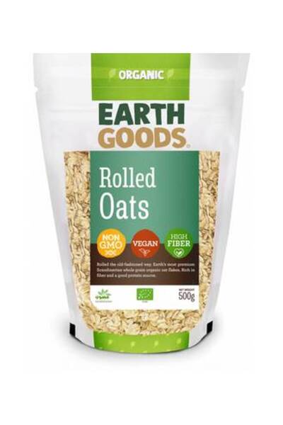 YABANEEZ ORGANIC OAT FLAKES "EARTH GOODS"