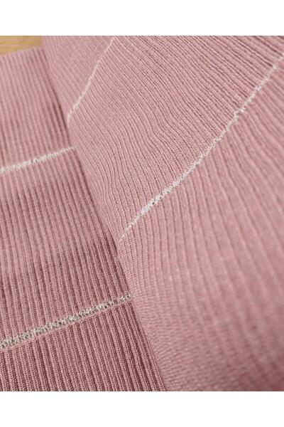 Kumaş Parça 5 قطع ريبانا باللون الوردي (العرض 94 سم × الطول 10 سم)