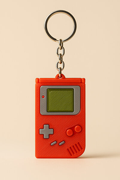 Three Dittle Birds Retro Gameboy Keychain