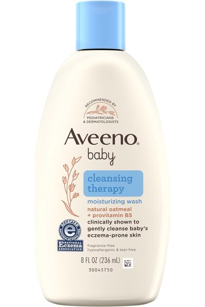 Aveeno Baby Cleansing Therapy Moisturizing Body Wash, 8 oz