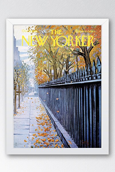 Saturn Pictură înrămată The New Yorker 19 octombrie 1968 - Pictură Gardul Parkului
