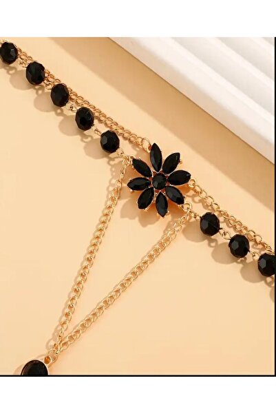 Genel Markalar VİP zarif yapay elmas malzemeli boho chic çiçek motifli şahmeran