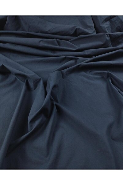 Kumaş Parça Țesătură poplin în culoarea bleumarin (lățime 145 cm x lungime 17...