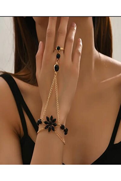 Genel Markalar VİP zarif yapay elmas malzemeli boho chic çiçek motifli şahmeran