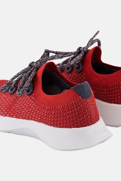 Allbirds Women Tree Dashers Lace Up Running Shoes, Red
