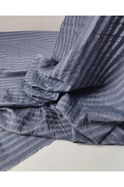 Kumaş Parça Țesătură fină în culoare gri bleumarin (lățime 135 cm x lungime 2...