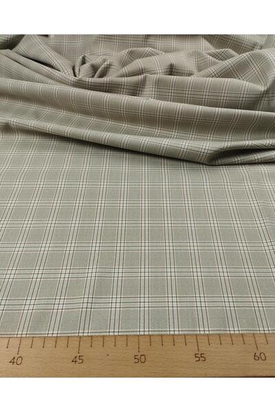 Kumaş Parça جبردين بألوان القهوة الخضراء الفاتحة (العرض 140 سم × الطول 310 سم)