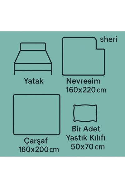 Sheri Home Lavanta Tek Kişilik Nevresim Takımı SHE88565658