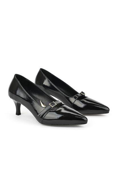 Ziya , Women's Genuine Leather Shoes 1531050Z26105007K Black