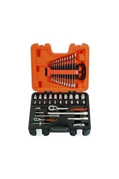 Bahco S410 Lokma Set 1/4-1/2 Kombine Anahtar Setli 41 Parça Full Lokma Seti S410