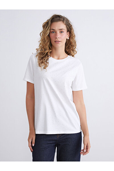 LC Waikiki Selecții strălucitoare de la Shining Store |   Tricou de damă cu d...