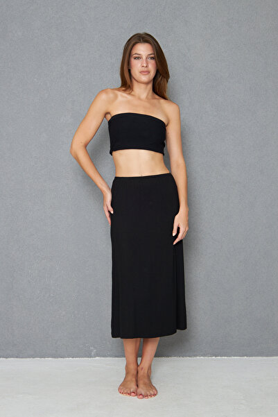 RTBUTİK Εσωτερική επένδυση από βισκόζη, μαλακή μακριά φούστα, βισκόζη, εσωτερική επένδυση, εσωτερική επένδυση για χιτζάμπ