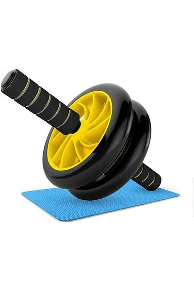 erorex Ab Roller Wheel Knee Mat Abs Workout Equipment Abdominal & Core Strength Exercise Wheels Home Gym
