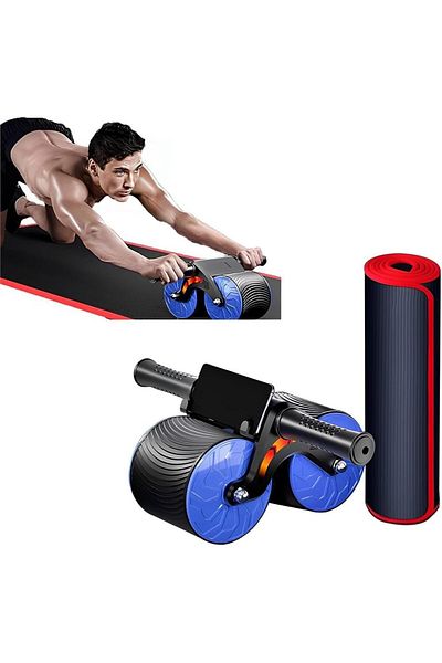 erorex Automatic Rebound Abdominal Wheel Springback Wheels Yoga Mat Domestic Abdominal Exerciser Ab Roller