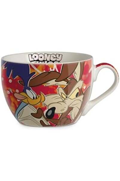 EGAN كوب إفطار لوني تونز، 480 مل - كوب كرتوني جديد من الخزف العظمي الصيني - آ...