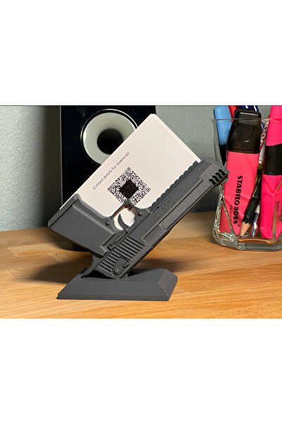 Szdesing Τρισδιάστατη θήκη επαγγελματικών καρτών με σχέδιο Desert Eagle