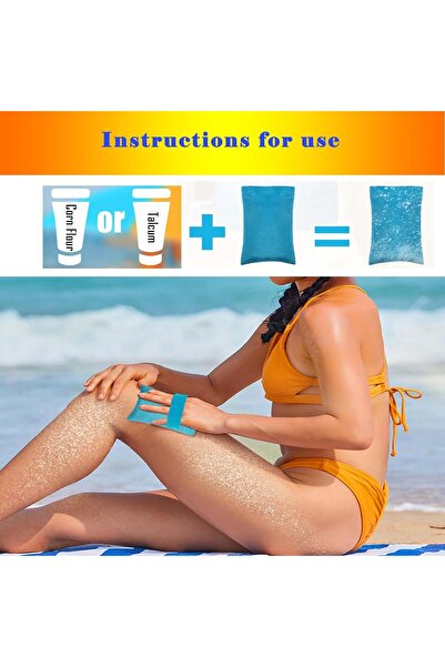 erorex 4Pcs Sand Remover Beach，Sand Wipe Off Mitts Beach Sand Cleaner，Sand Remover Beach，Sand Remover