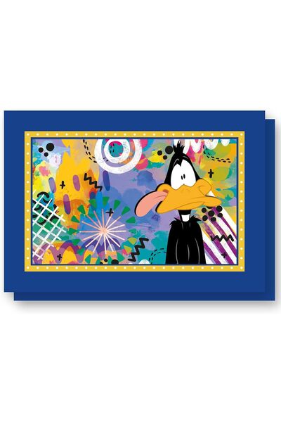 EGAN Looney Tunes 2-Piece Cotton Placemats Set – 45x30cm Reusable Table Mats for Looney Tunes Love