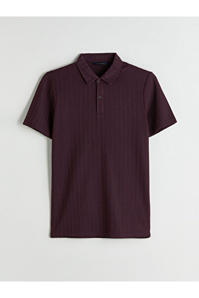 LC Waikiki SOUTHBLUE Mürdüm Polo Yaka Erkek Tişört S5HL95Z8