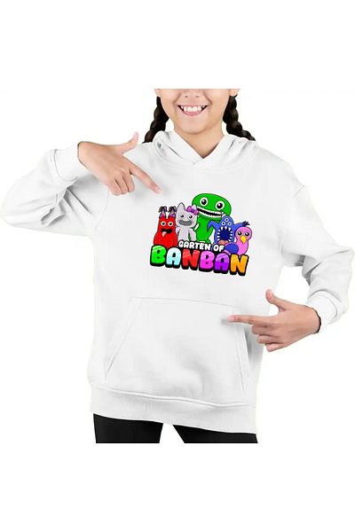 OEM Garden of Banban All Gang Kids Girls Sweatshirt