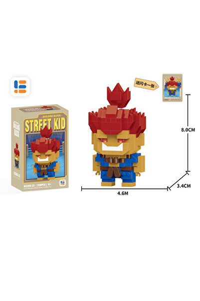 Choice3 No Box JM230512 Anime Street Fighter Fighting Game Action Building Blocks KenMasters Hoshi Ryu ABS K