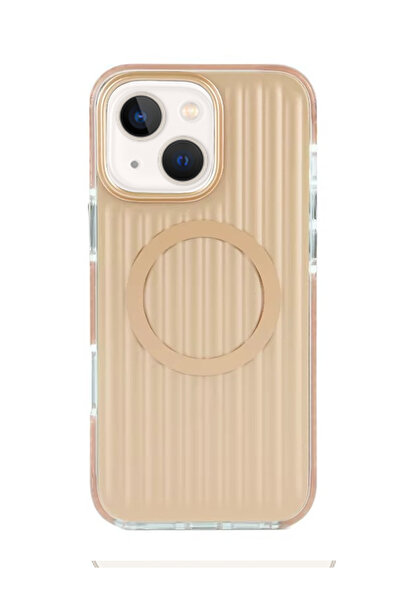 OSG iPhone 15 Uyumlu Premium Kasa Sararmaz Sert Yapılı Magsafe Destekli Koruy...