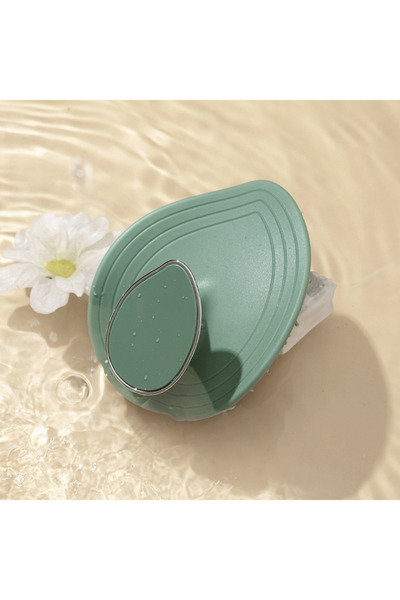 glitters Scalp Massage Brush with Soft Bristles, 11 cm x 6 cm, Black and Pink, Shampoo Brush