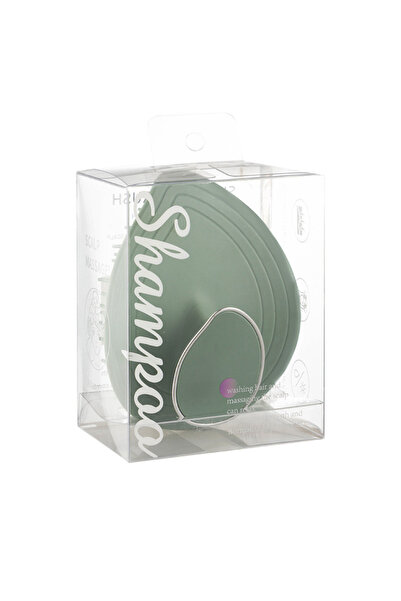 glitters Scalp Massage Brush with Soft Bristles, 11 cm x 6 cm, Black and Pink, Shampoo Brush