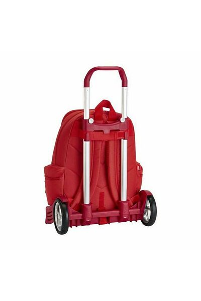 Real Sporting de Gijón School Rucksack with Wheels Evolution Real Sporting de Gijón Red
