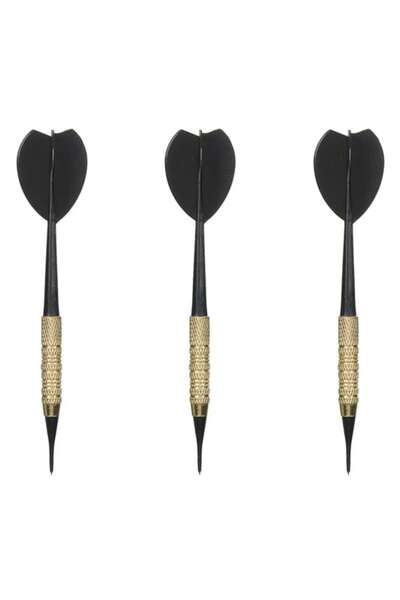 OEM Sageti Darts Negre Aurii 13.5cm - 3buc