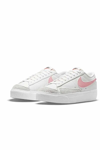Nike Blazer Low Platform Kadın Sneaker Ayakkabı DJ0292-103-BEYAZ