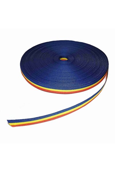 OEMN TRICOLOR ROMANIA ribbon, width 10 MM, roll length 50 ML
