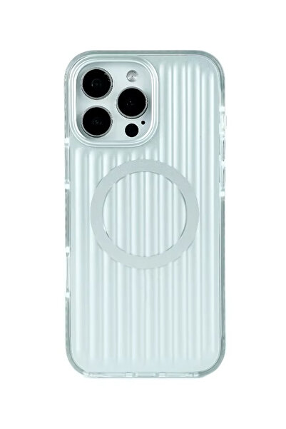 OSG iPhone 15 Pro Uyumlu Premium Kasa Sararmaz Sert Yapılı Magsafe Destekli K...