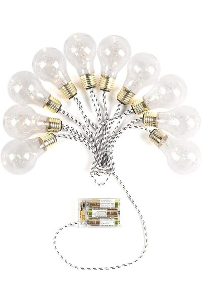 Festive Lights Lumini festive de interior, LED, cu baterii SET 10 BUCĂȚI