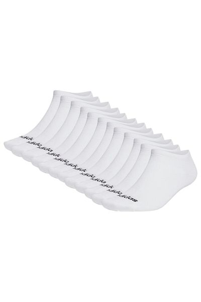 adidas , Set of short unisex socks - 12 pairs, White, Size 40-42