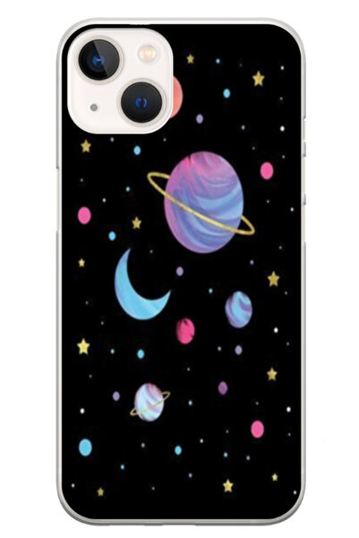 Atlas Husa personalizata 360 de grade pentru Apple iPhone 13 Mini, Colorful #...