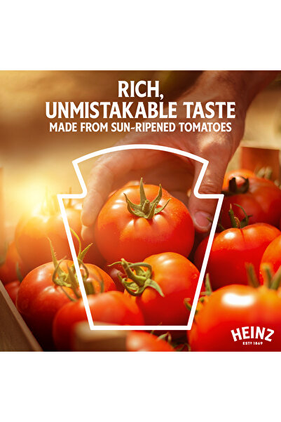 Heinz Tomato Ketchup 342 gClassic Rich Tomato Sauce with Smooth Texture and Iconic Taste
