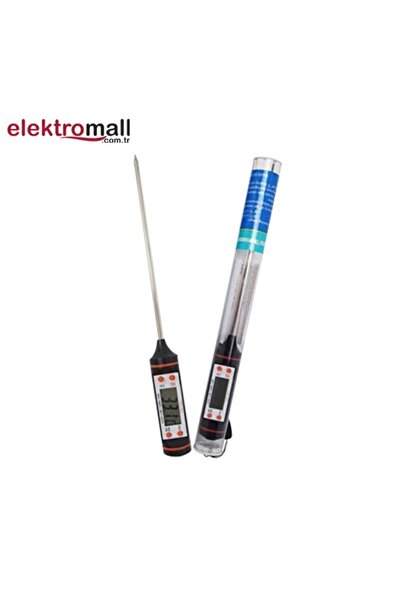Digital Kitchen - Black Food Thermometer Temperature Meter Tp101