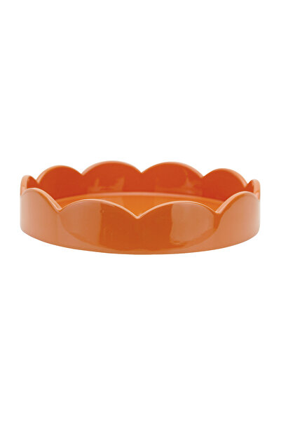 Addison Ross Scallop Tray Orange