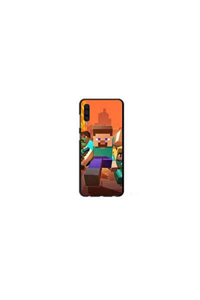Atlas Husa personalizata 360 de grad Samsung Galaxy A70, Minecraft #1, multic...