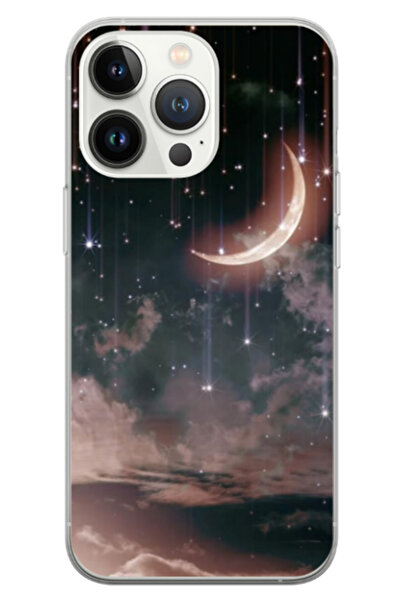 Atlas Husa personalizata 360 de grade pentru Apple iPhone 15 Pro, Falling Sta...