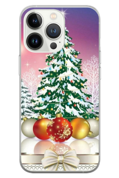 Atlas Husa personalizata 360 de grade pentru Apple iPhone 13 Pro, Christmas T...