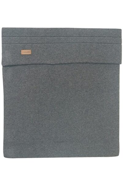 NOPPIES Knitted Blanket Grey Norcia 75 x 100 cm