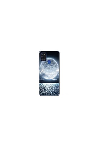 Atlas Husa personalizata 360 de grad Samsung Galaxy A21s, Moon Sky, multicolo...