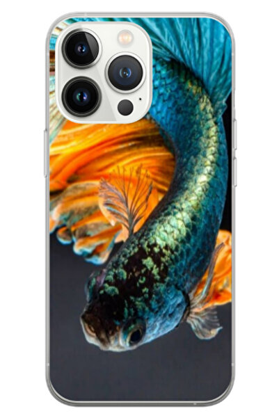 Atlas Персонализиран 360-градусов калъф за Apple iPhone 15 Pro Max, Риби #1, ...