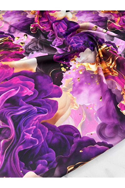 ipekkumaş Vero Pattern Mătase Satin Rochie fusta Cămașă Baggy PRODUSUL NOU ESTE VÂNZAT CA BUC 1 BUC 1 METR