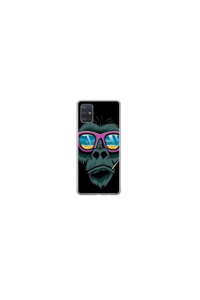 Atlas Husa personalizata 360 de grad Samsung Galaxy A71, Gorilla, multicolor,...